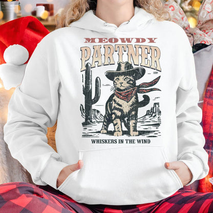 Meowdy Partner Cowboy Cat Vintage T-Shirt