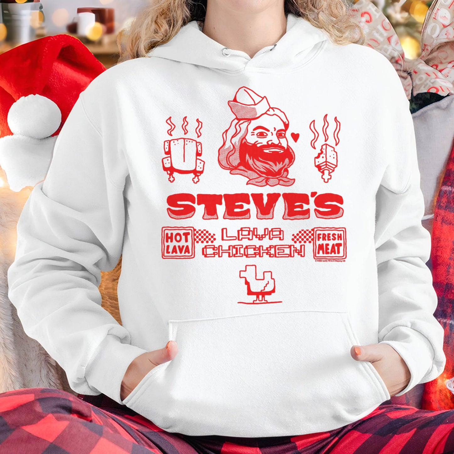 A Minecraft Movie Steve's Lava Chicken Restaurant Logo T-Shirt