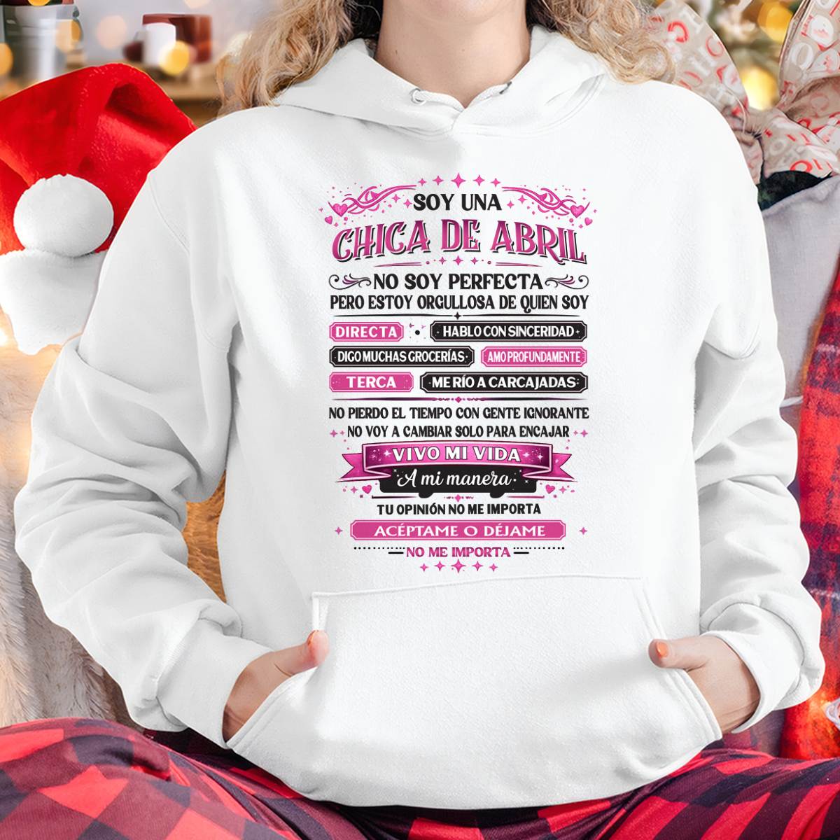 APRIL SHIRT, NO SOY PERFECTA - SNOW04 (SKU2603-362-04)