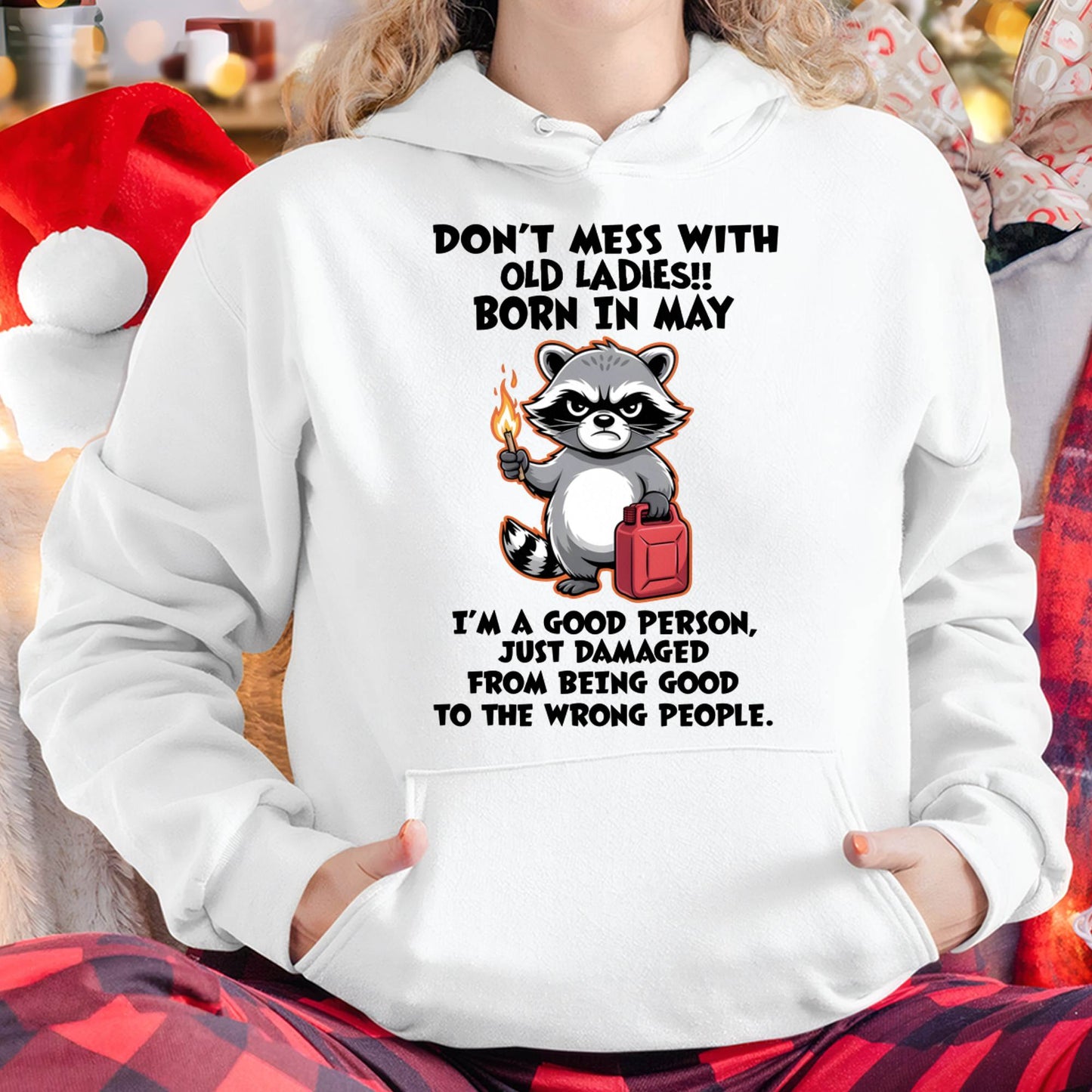 MAY SHIRT, DAMAGED FROM BEING GOOD TO THE WRONG PEOPLE - SNOW05 (SKU2604-282-05)