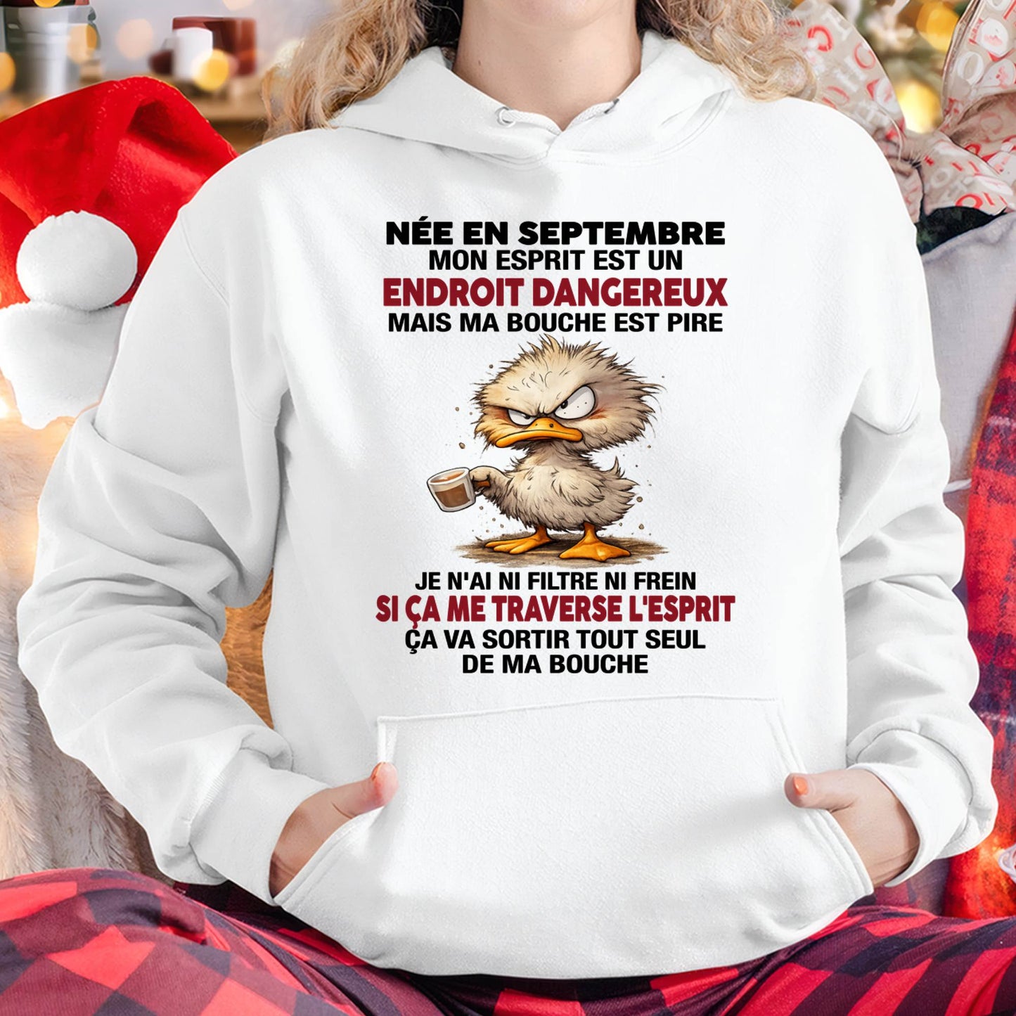 SEPTEMBRE SHIRT JE N'AI NI FILTRE NI FREIN - SNOW09 (SKU2605-146-09)