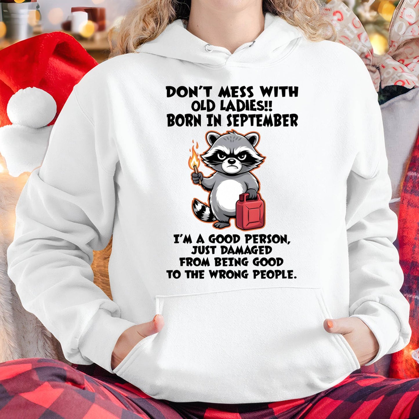 SEPTEMBER SHIRT, DAMAGED FROM BEING GOOD TO THE WRONG PEOPLE - SNOW09 (SKU2604-282-09)