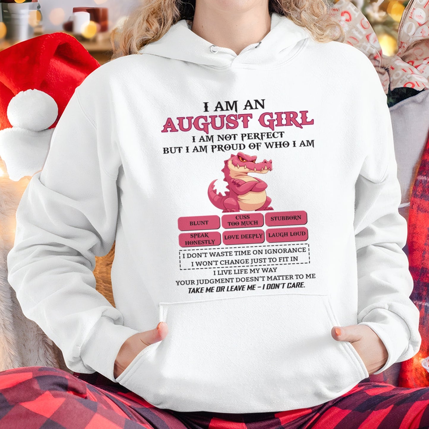 August Girl Shirt – Birthday Gift for Women - SNOW08 FMA (SKU10-80-08)