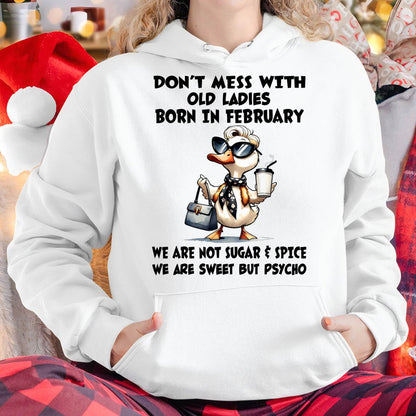FEBRUARY SHIRT, WE ARE NOT SUGAR & SPICE WE ARE SWEET BUT PSYCHO - SNOW02 (SKU2606-207-02)