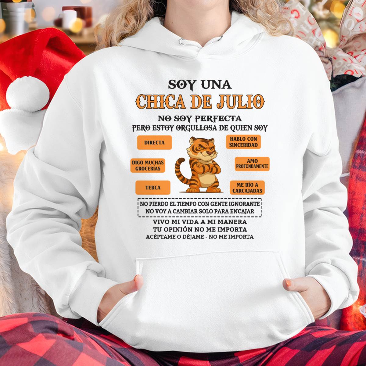 JULY SHIRT, NO SOY PERFECTA PERO ESTOY ORGULLOSA DE QUIEN SOY - SNOW07 (SKU2604-45-07)