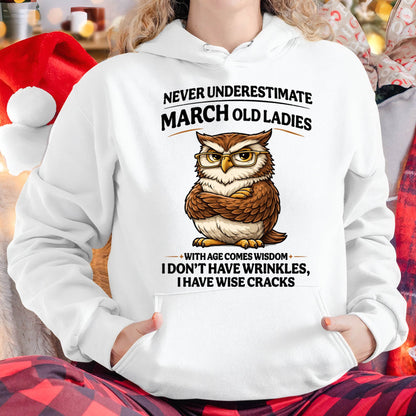 MARCH SHIRT, With age comes wisdom - FMA SNOW03 (SKU2604-101-03)