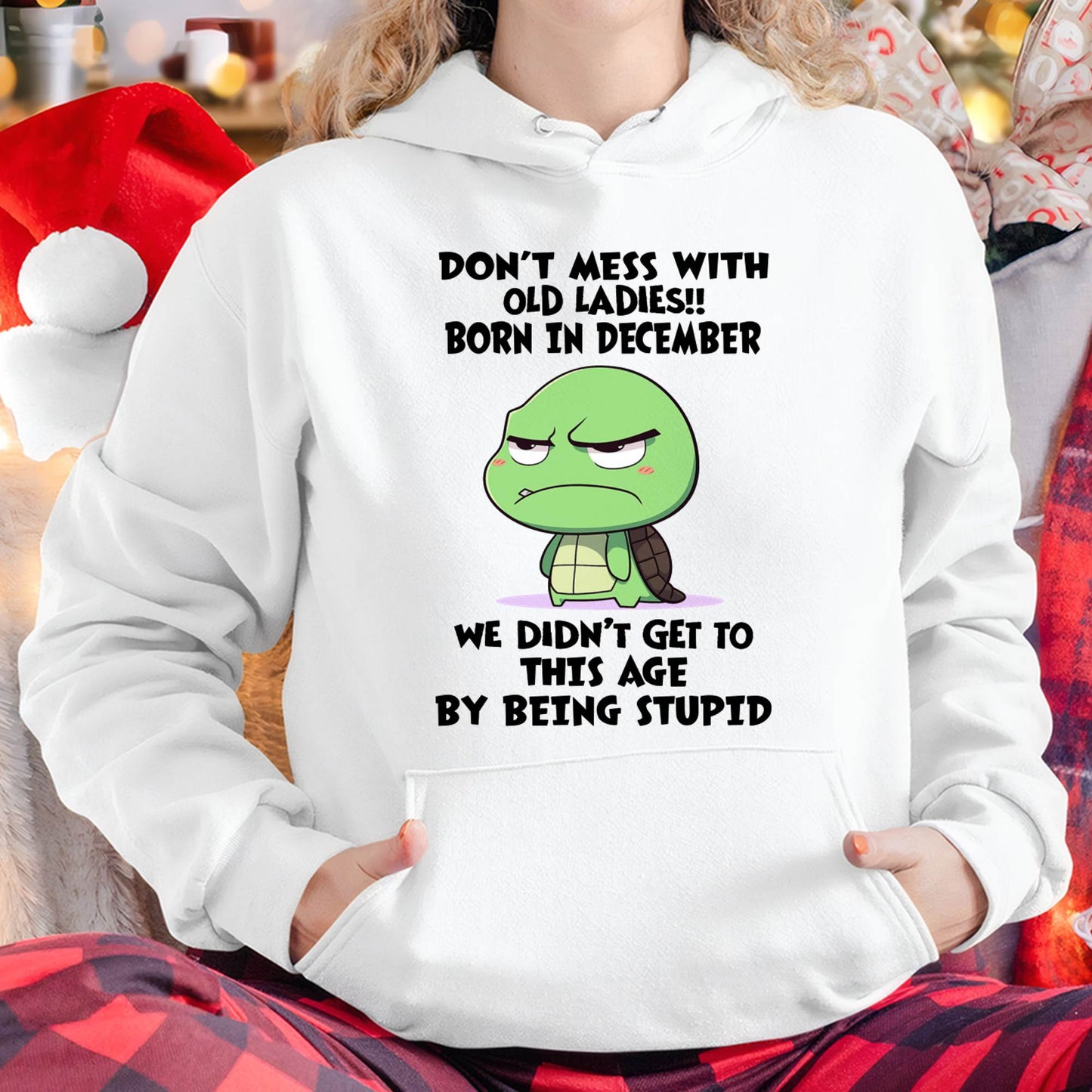 DECEMBER SHIRT, DON'T MESS WITH OLD LADIES - SNOW12 (SKU2604-174-12)