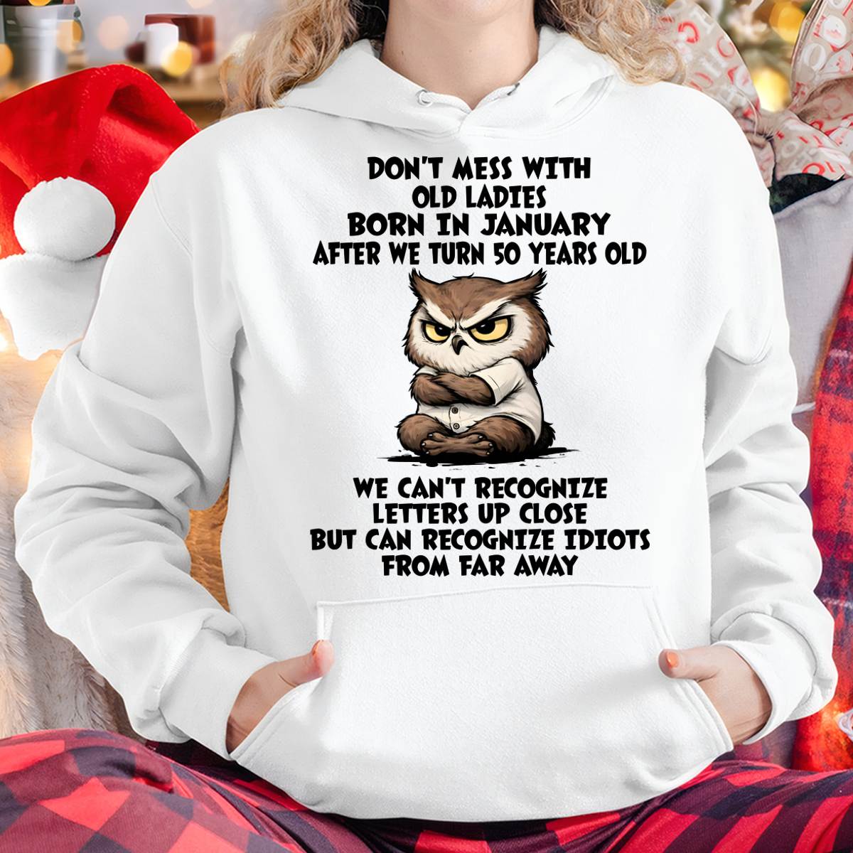 JANUARY SHIRT, RECOGNIZE IDIOTS FROM FAR AWAY - FMA SNOW01 (SKU2604-76-01)