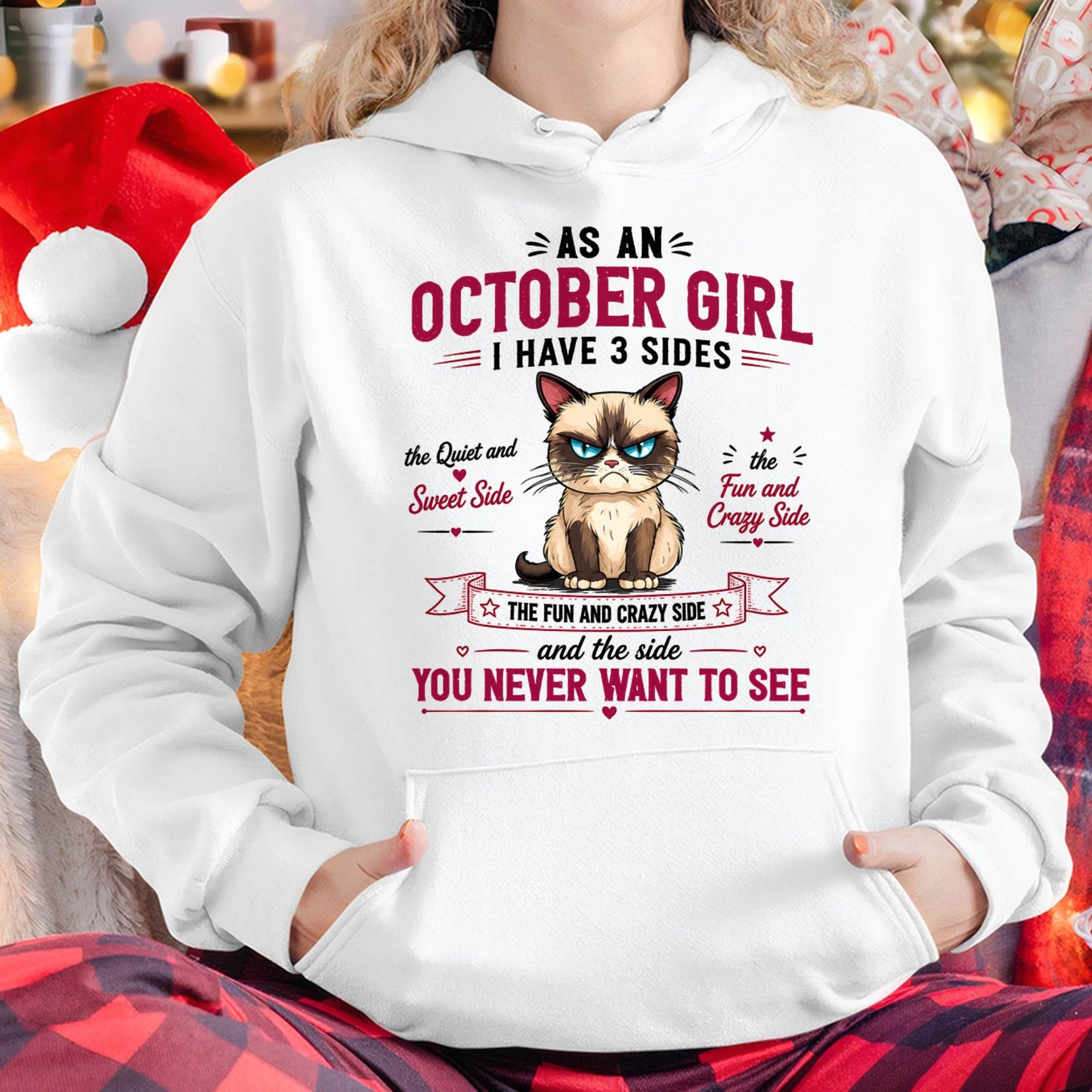 OCTOBER SHIRT, I HAVE 3 SIDES - SNOW10 (SKU2605-101-10)