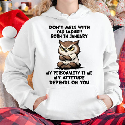 JANUARY SHIRT, MY ATTITUDE DEPENDS ON YOU - FMA SNOW01 (SKU2604-58-01)