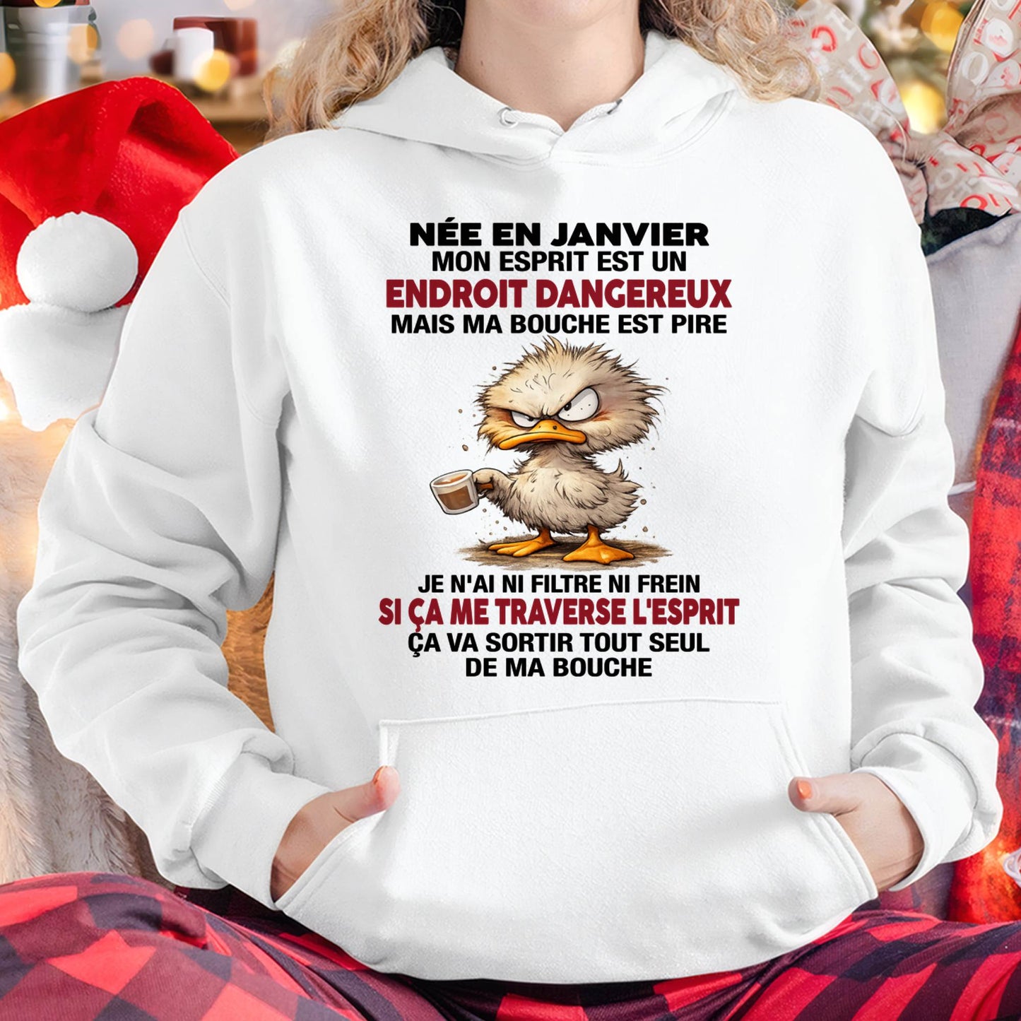 JANVIER SHIRT JE N'AI NI FILTRE NI FREIN - SNOW01 (SKU2605-146-01)