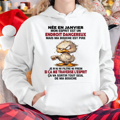 JANVIER SHIRT JE N'AI NI FILTRE NI FREIN - SNOW01 (SKU2605-146-01)
