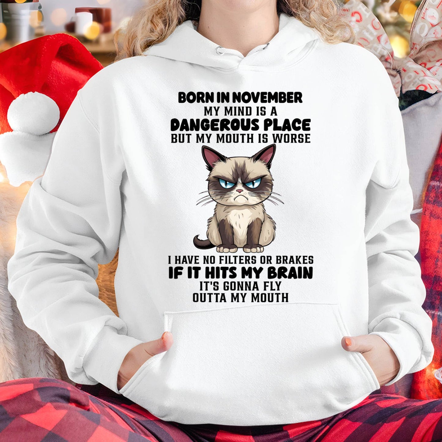 NOVEMBER SHIRT, MY MIND IS A DANGEROUS PLACE - SNOW11 (SKU2603-49-11)