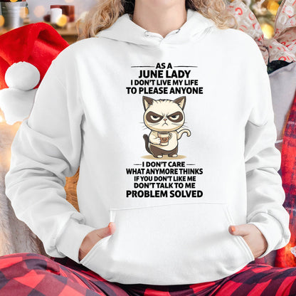 JUNE SHIRT, I DON’T LIVE MY LIFE TO PLEASE ANYONE - FMA SNOW06 (SKU2603-369-06)