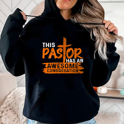 Best Wife Shirt, Wife and Husband Unisex T-Shirt/Hoodie/Sweatshirt HLT00 - Funny Pastor Appreciation Gift Men Christian Church Priest T-Shirt