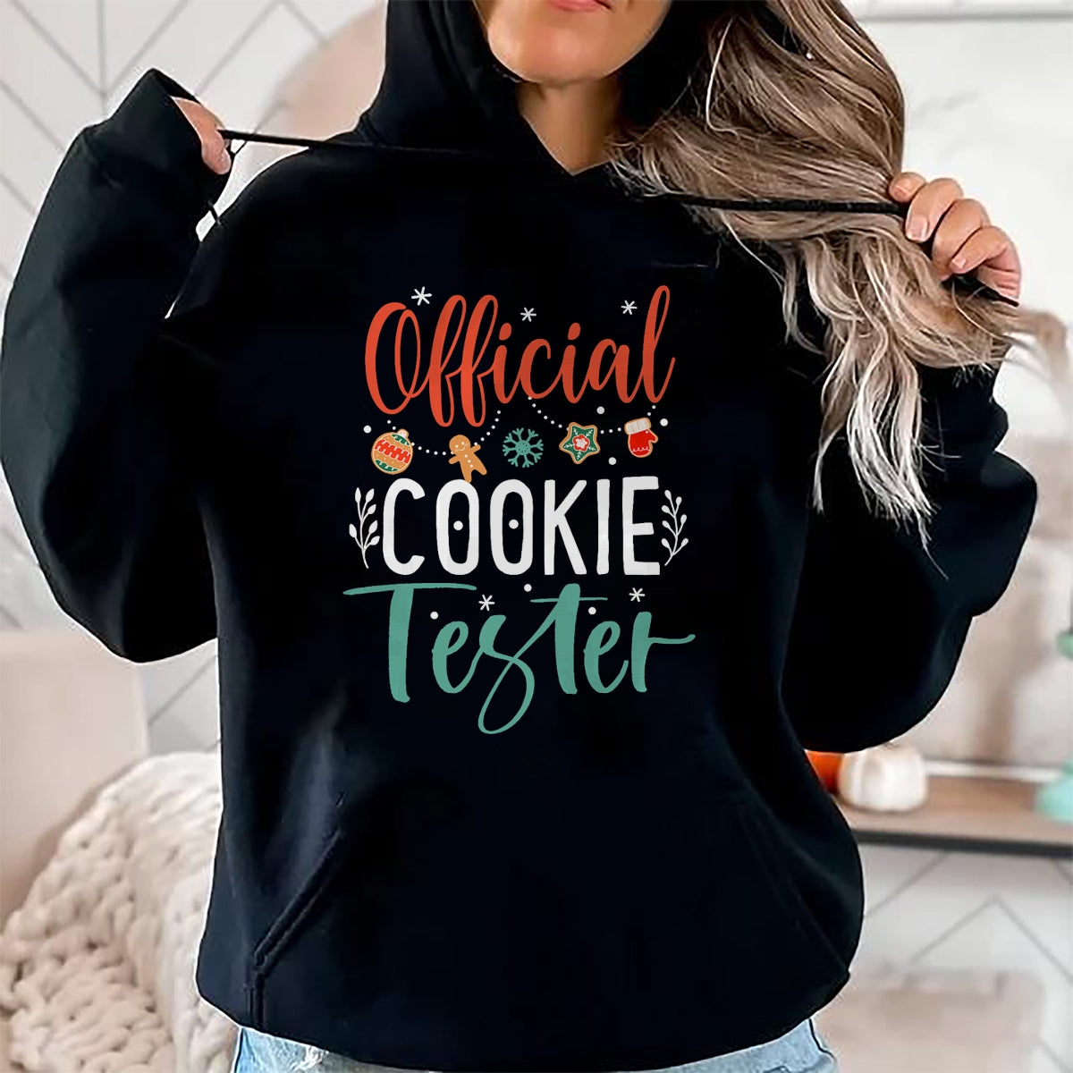 Official Cookie Tester Funny Christmas Couples Matching T-Shirt - Christmas Unisex T-Shirt/Hoodie/Sweatshirt - SNOW00
