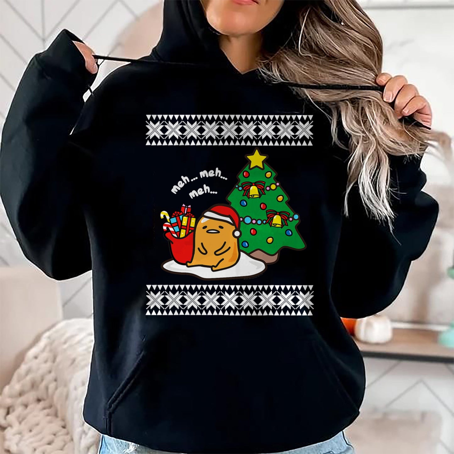 Gudetama Ugly Christmas T-Shirt - Christmas Unisex T-Shirt/Hoodie/Sweatshirt - SNOW00