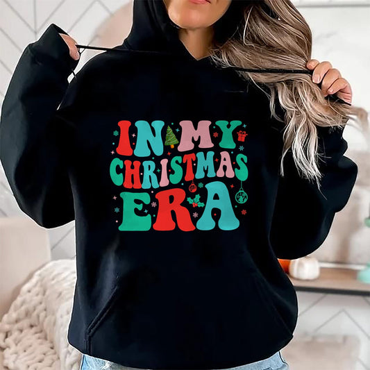 In My Christmas Era Cute Groovy Christmas Holiday Xmas T-Shirt - Christmas Unisex T-Shirt/Hoodie/Sweatshirt - SNOW00