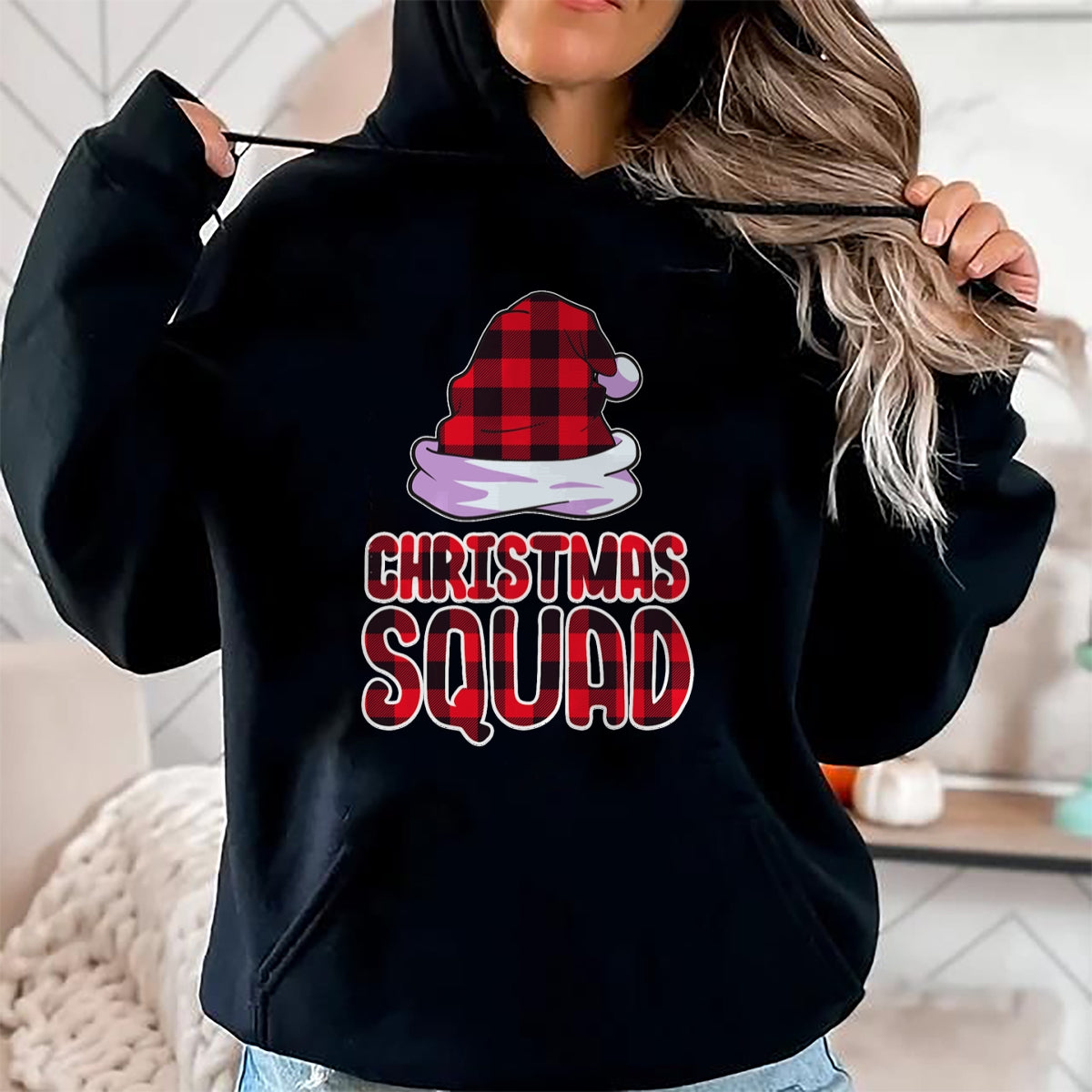 Christmas Squad Family Group Matching Christmas Party Pajama T-Shirt - Christmas Unisex T-Shirt/Hoodie/Sweatshirt - SNOW00