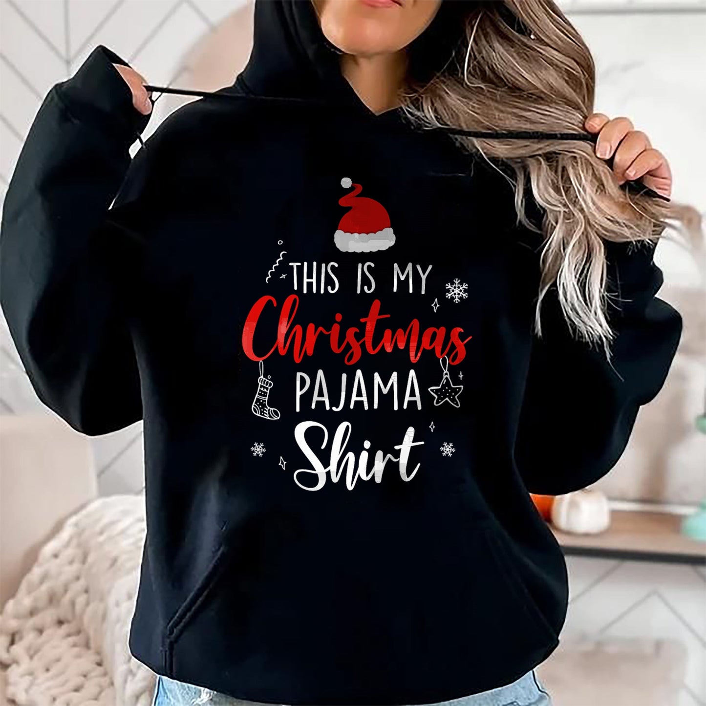 Funny Christmas PJ Pajama Men Women PJS for Family T-Shirt - Christmas Unisex T-Shirt/Hoodie/Sweatshirt - SNOW00