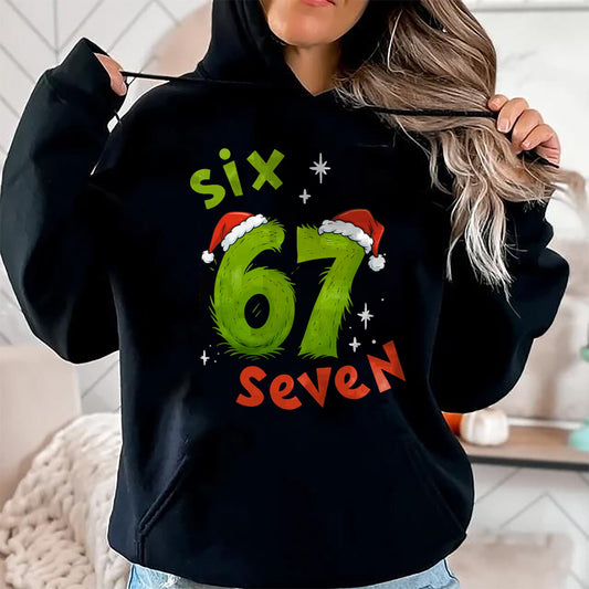 67 Meme Six Seven for Kids Women Men Boys Girls Christmas T-Shirt - Christmas Unisex T-Shirt/Hoodie/Sweatshirt - SNOW00
