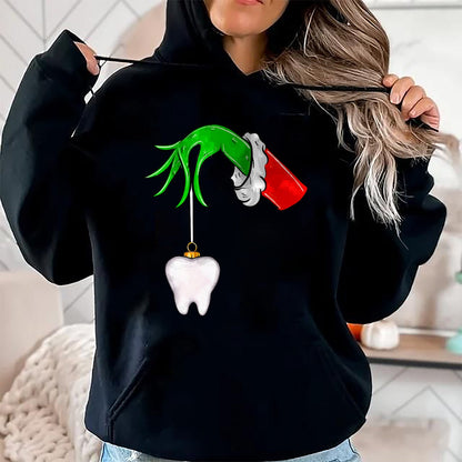 Christmas Tooth Dentist Dental Assistant Teeth Xmas Pajamas T-Shirt - Christmas Unisex T-Shirt/Hoodie/Sweatshirt - SNOW00