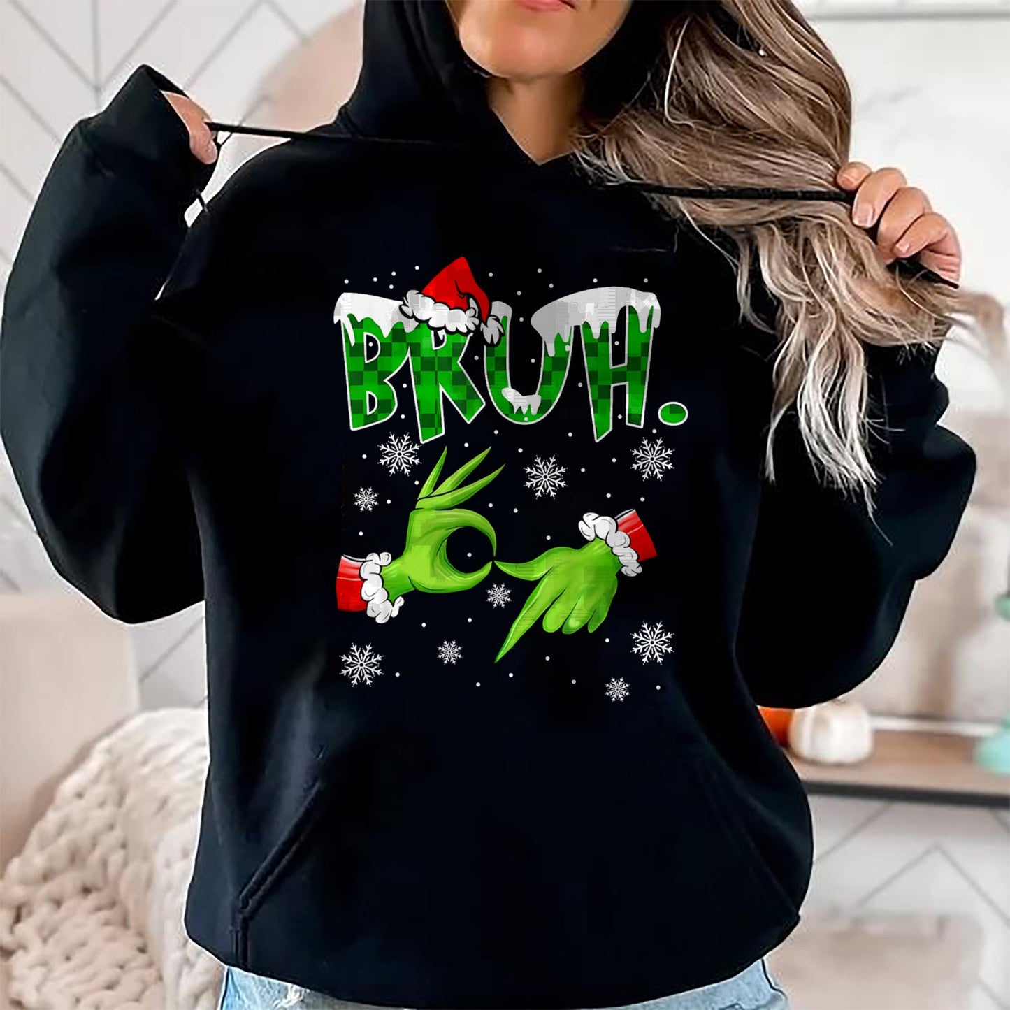 Bruh 67 Six Seven 6 7 Meme Christmas Funny Gen Alpha Slang T-Shirt  - Christmas Unisex T-Shirt/Hoodie/Sweatshirt - SNOW00