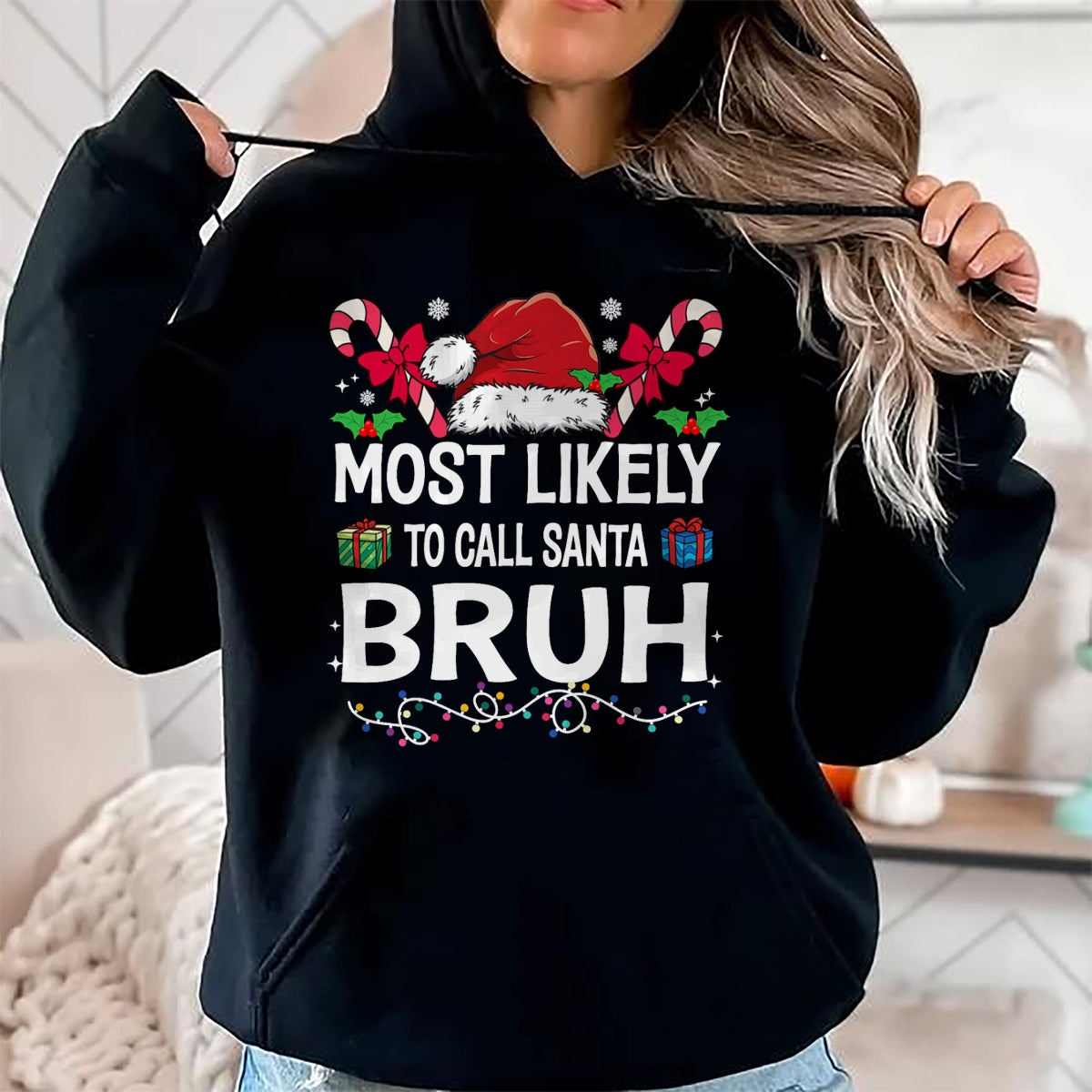 Most Likely To Christmas Matching Family Pajamas Funny T-Shirt - Christmas Unisex T-Shirt/Hoodie/Sweatshirt - SNOW00
