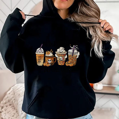 Nightmare Before Coffee Pumpkin Spice Halloween Costume T-Shirt - Christmas Unisex T-Shirt/Hoodie/Sweatshirt - SNOW00