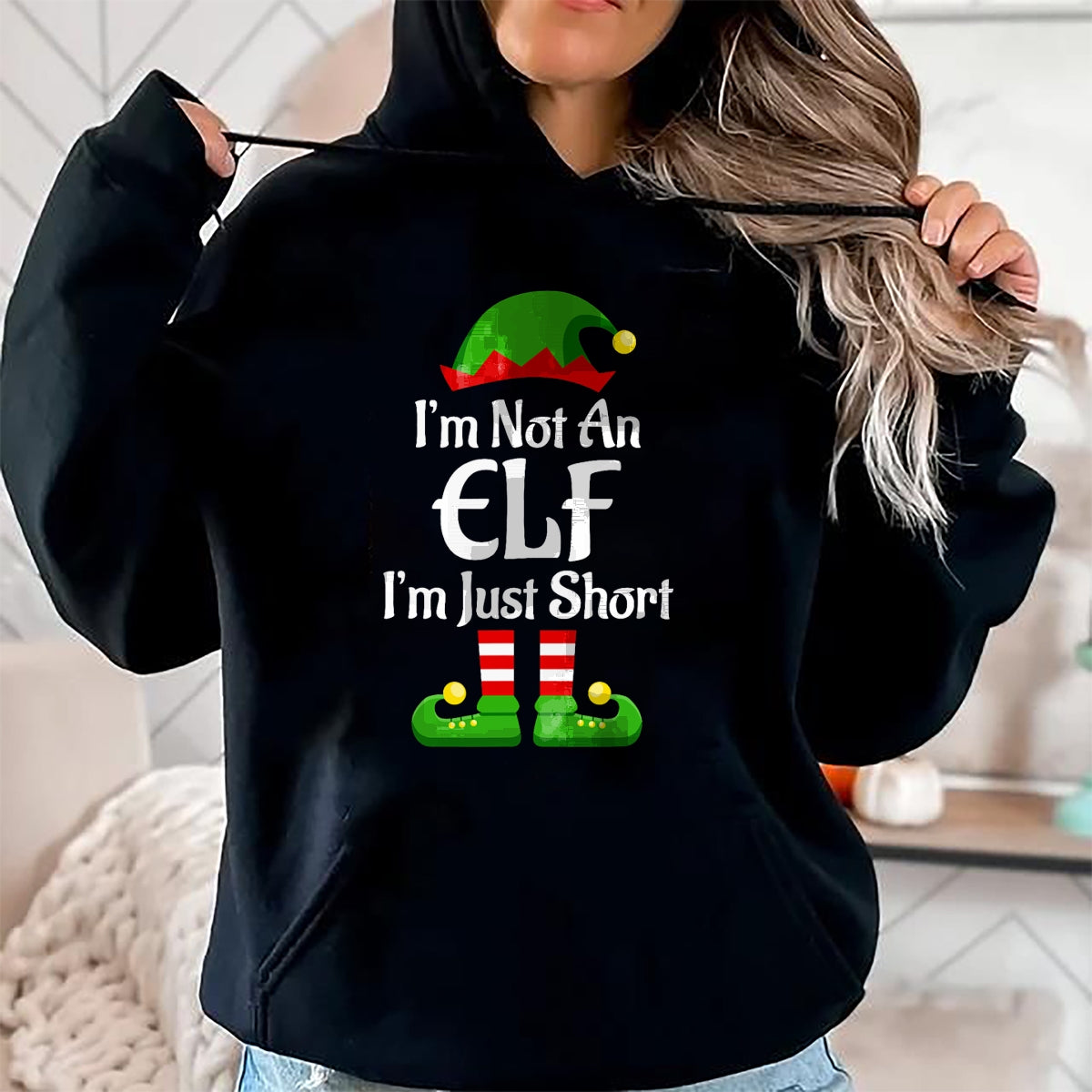 Im Not An Elf Family Christmas Pjs Matching Men Women Kids T-Shirt - Christmas Unisex T-Shirt/Hoodie/Sweatshirt - SNOW00