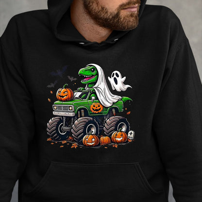 Best Dinosaur Lover Shirt, Funny Dinosaur UnisexT-Shirt/Hoodie/Sweatshirt HLT00 - Orange Halloween Shirt Boys Toddler Kids Ghost Shirts T Rex T-Shirt
