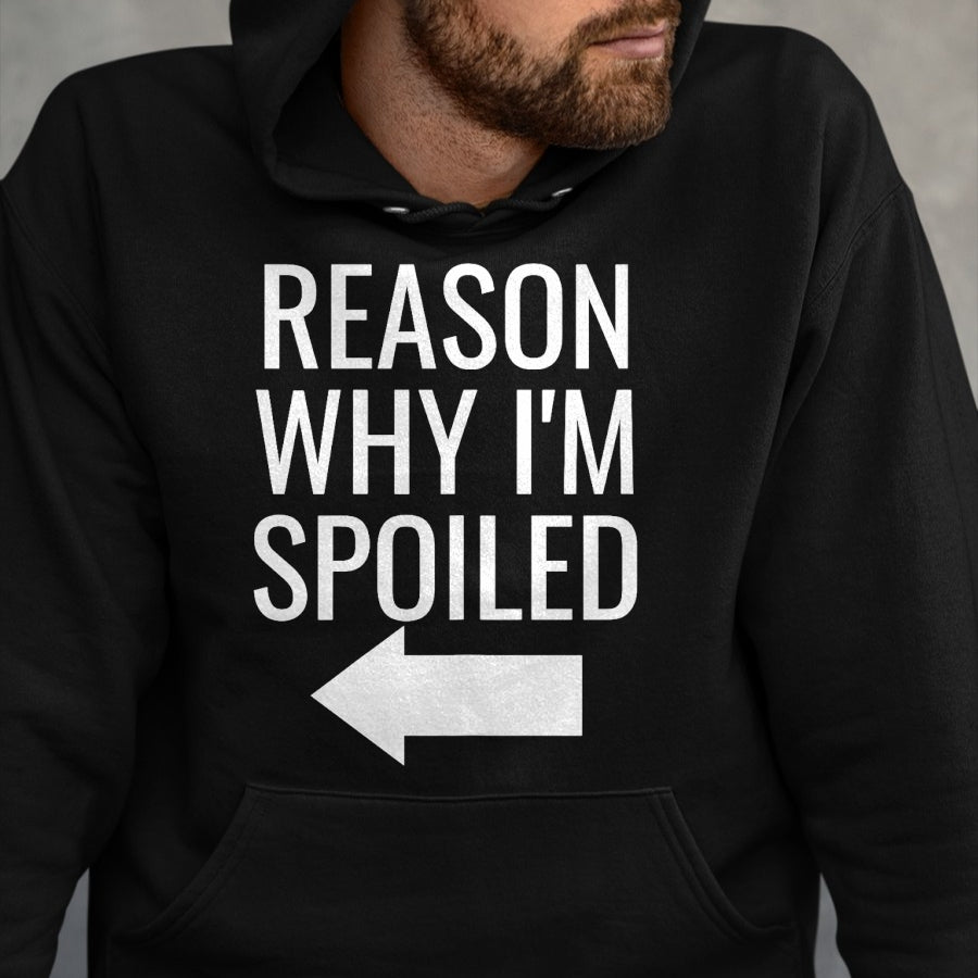 Best Wife Shirt, Wife and Husband Unisex T-Shirt/Hoodie/Sweatshirt HLT00 - Reason Why I'm Broke Spoiled Funny Matching Couples T-Shirt