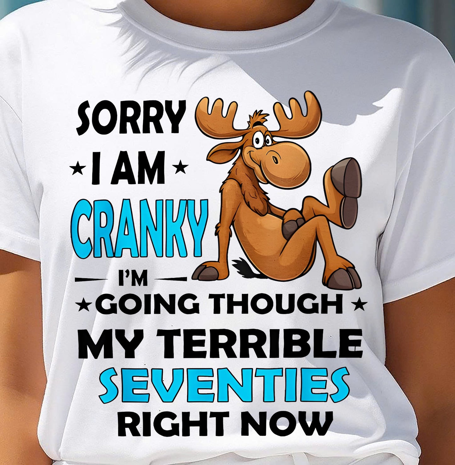 SORRY I AM CRANKY - BIRTHDAY SHIRT FOR WOMEN - SNOW00 (SKU12-249)