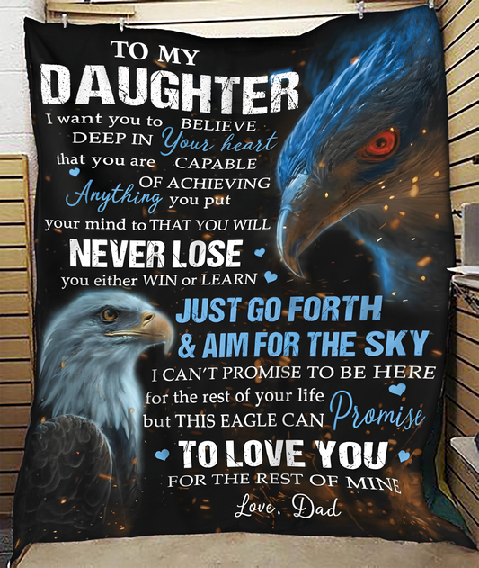 Special Gift For Your Daughter Blanket - From Dad