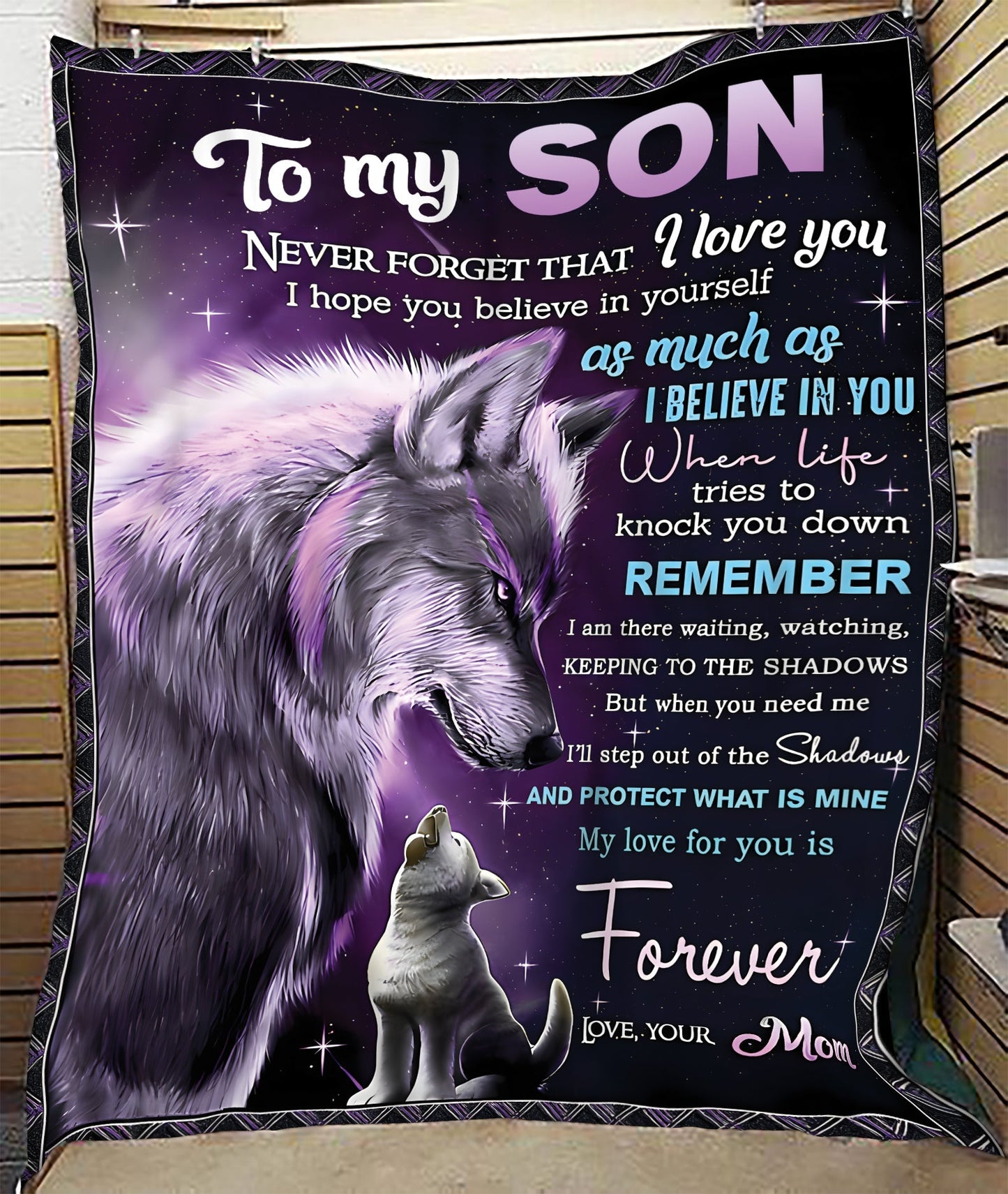 Special Gift For Your Son Blanket - From Mom (SKUB11-57) FULL