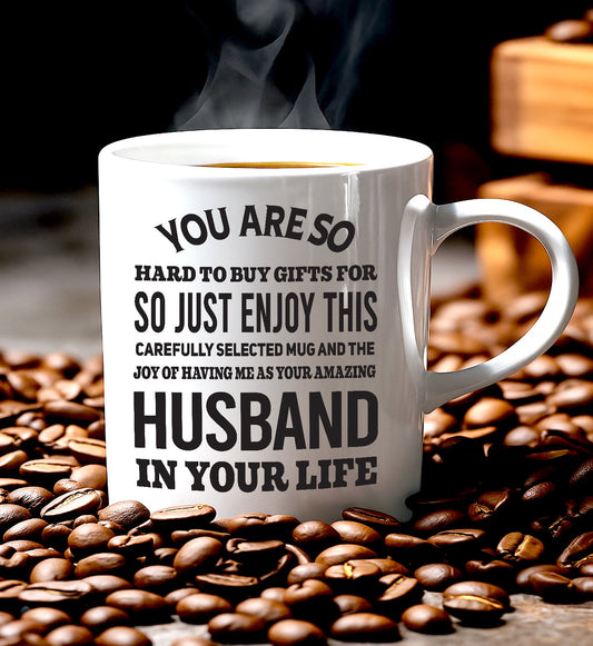 FUNNY MUG FOR YOUR WIFE - PERFECT GIFT FOR VALENTINE'S DAY - GIFT FROM HUSBAND SNOW00 (SKU12-327)