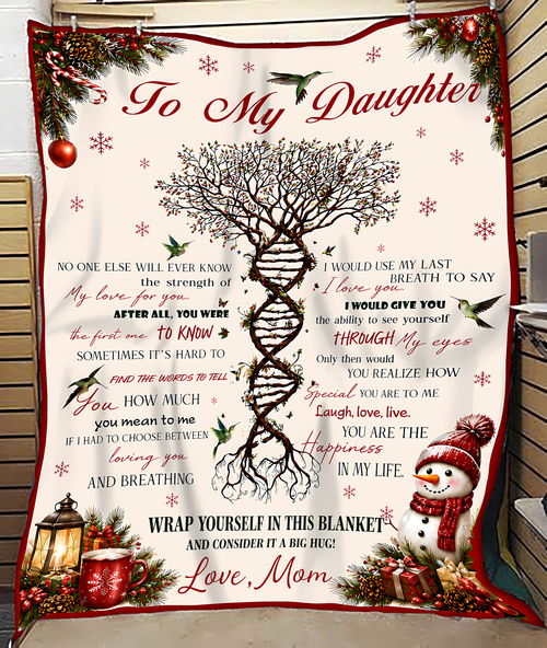 Special Gift For Your Daughter Blanket - From Mom (SKU2607-159)