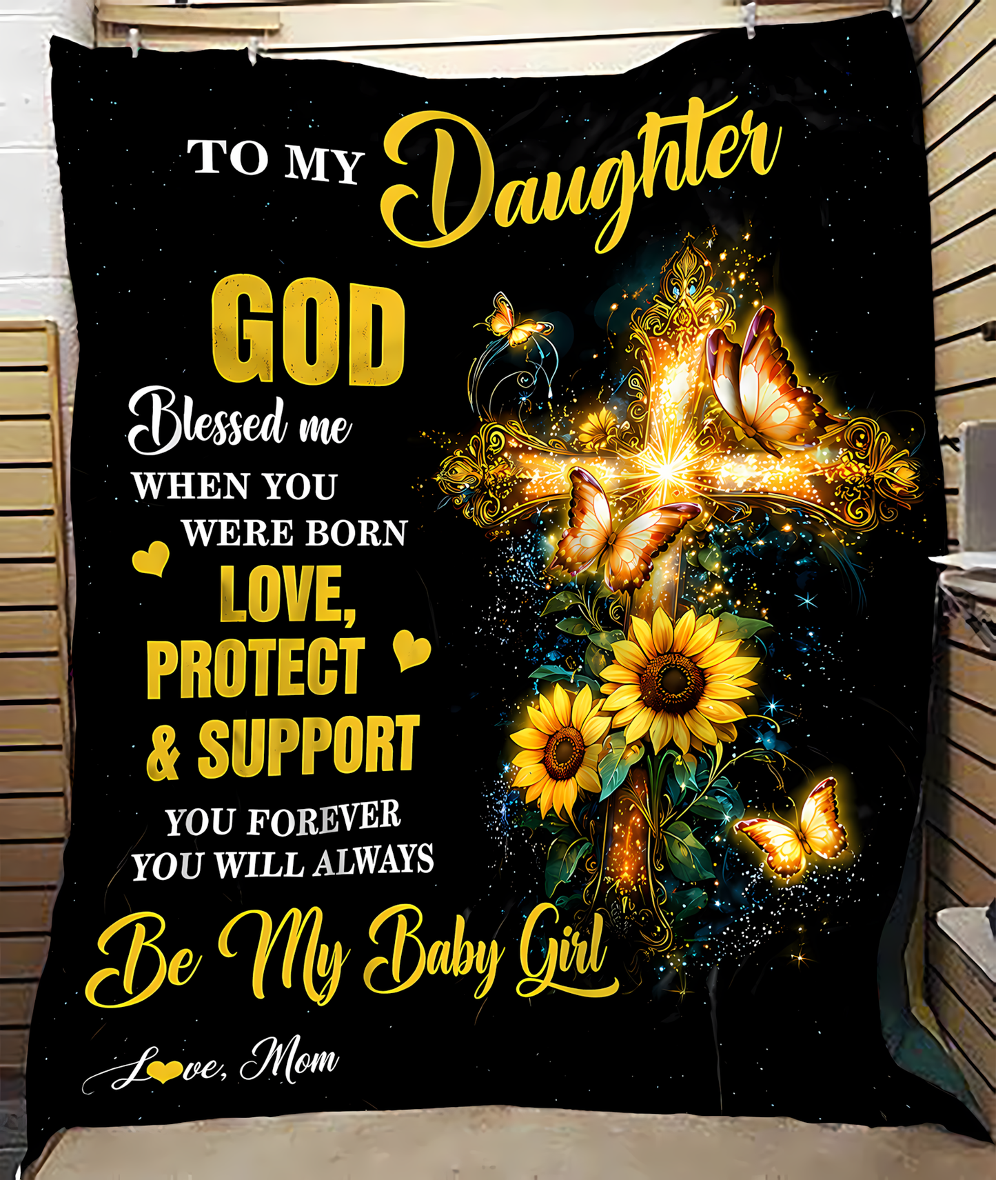 Special Gift For Your Daughter Blanket - From Mom (SKU2608-327)