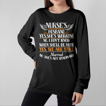 Funny Nurse Shirt, Nurse Unisex T-Shirt/Hoodie/Sweatshirt HLT00 - I Am A Nurse's Husband T Shirt, Nurse Wife T Shirt