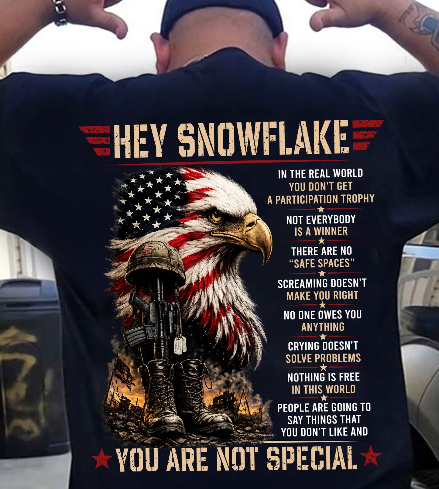 THERE ARE NO "SAFE SPACES" - SNOWMALE (SKU2606-231)