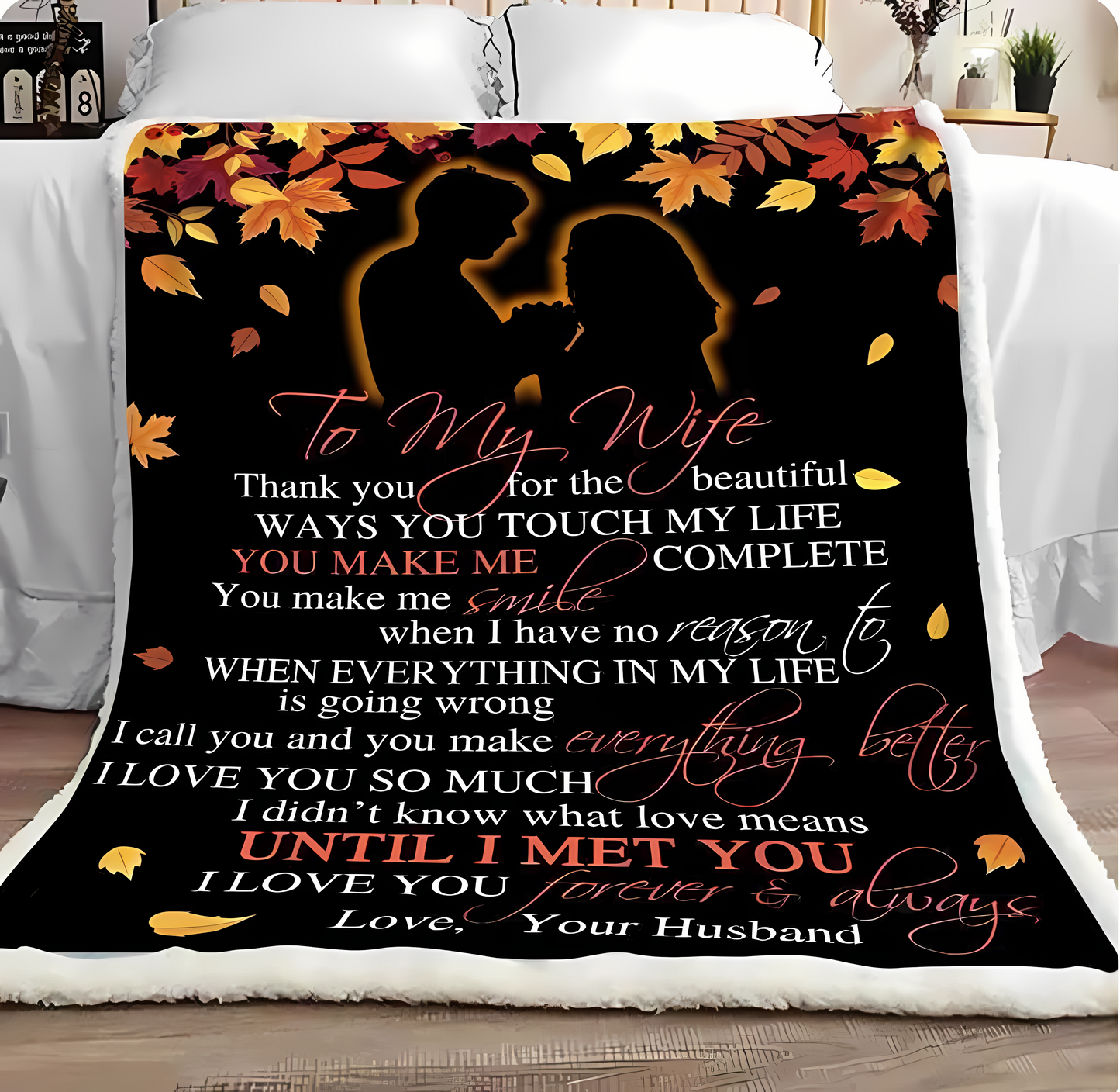 Special Gift For Your Wife Blanket - From Husband