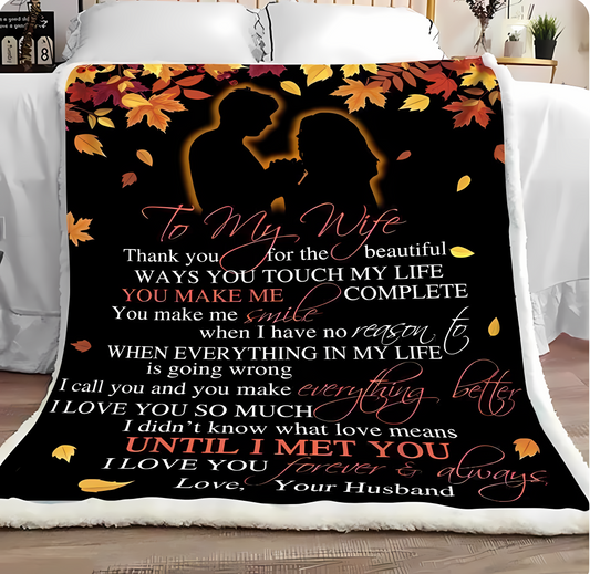 Special Gift For Your Wife Blanket - From Husband