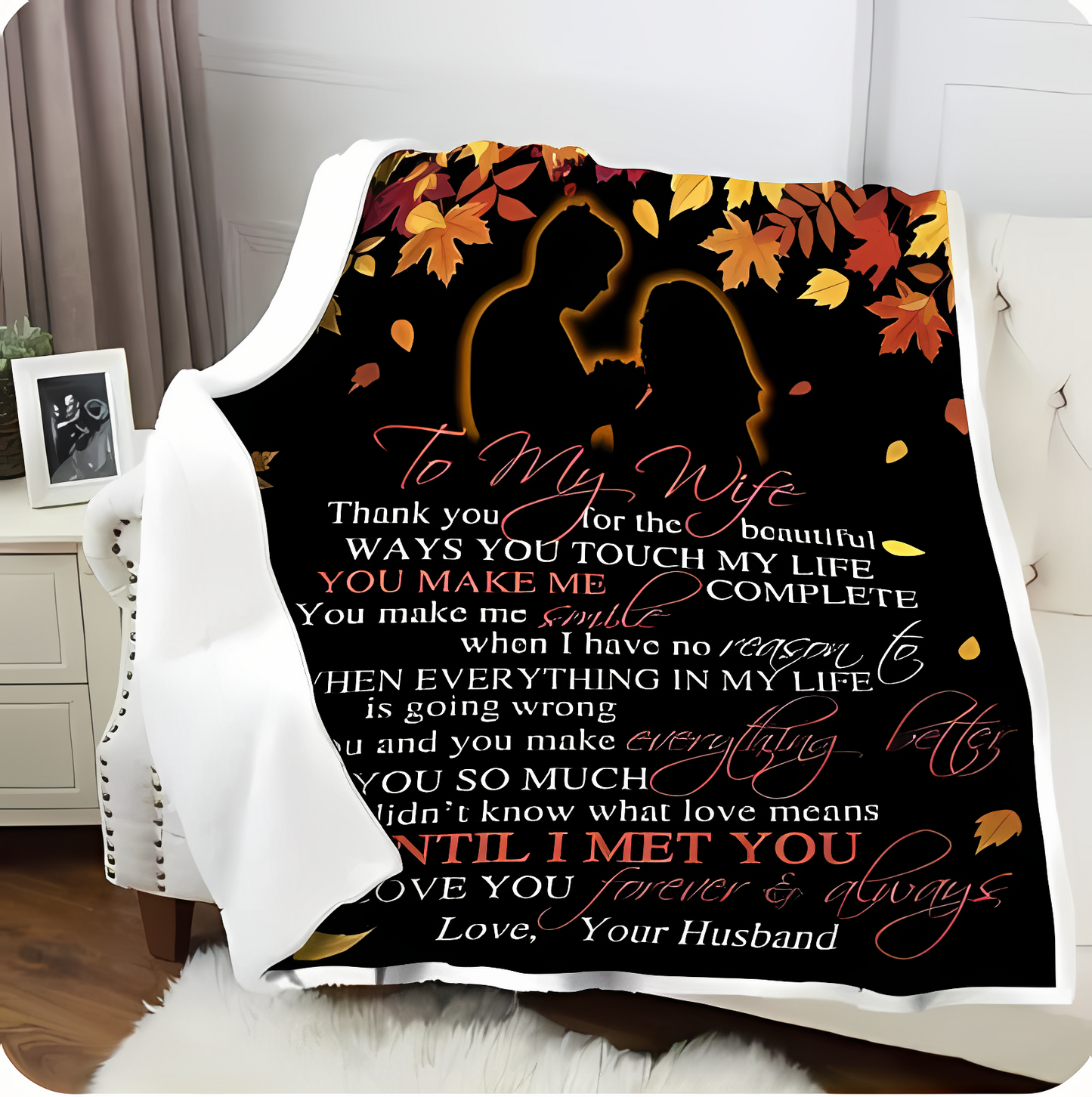 Special Gift For Your Wife Blanket - From Husband