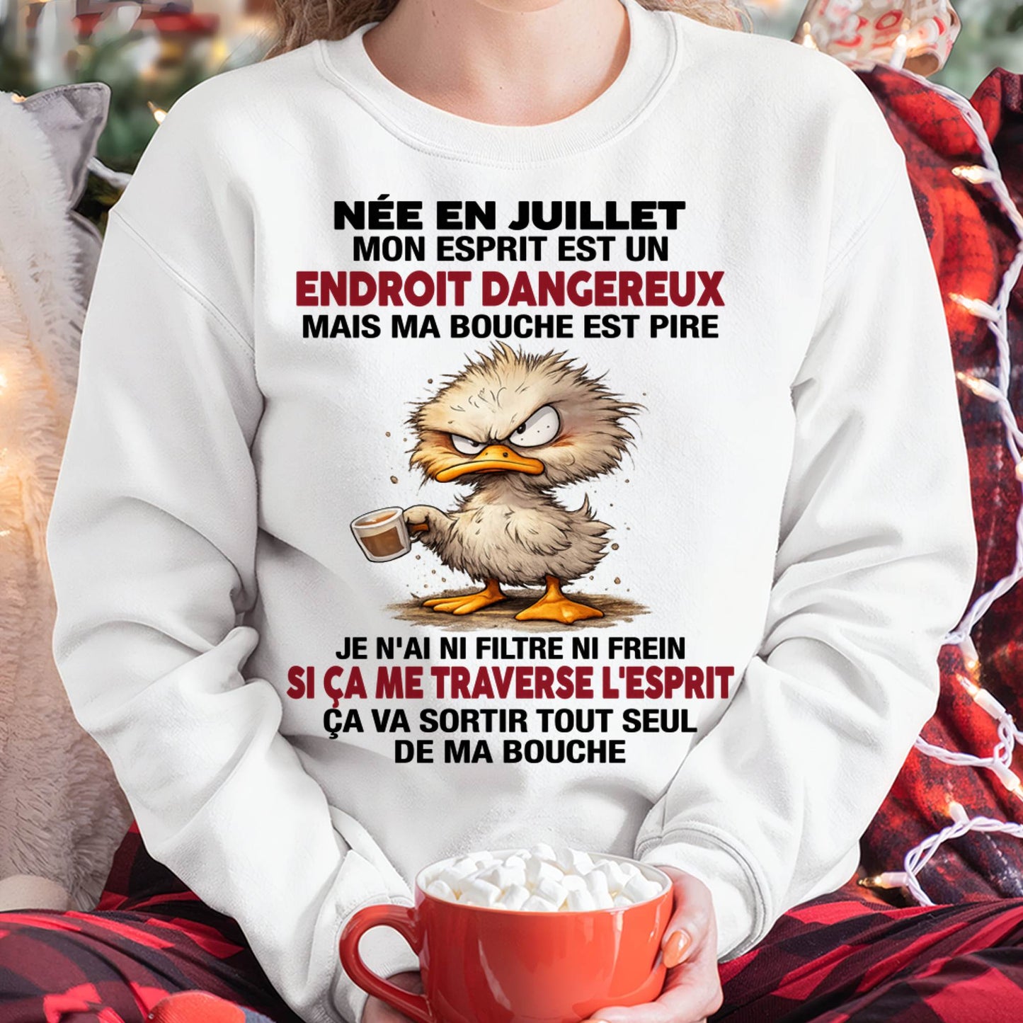 JUILLET SHIRT JE N'AI NI FILTRE NI FREIN - SNOW07 (SKU2605-146-07)