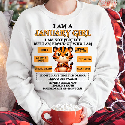 JANUARY SHIRT, I AM PROUD OF WHO I AM - FMA SNOW01 (SKU2603-294-01)