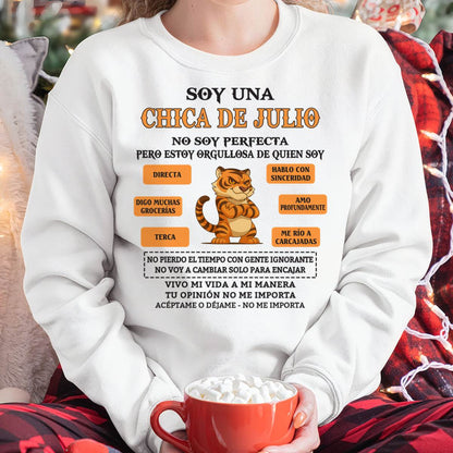 JULY SHIRT, NO SOY PERFECTA PERO ESTOY ORGULLOSA DE QUIEN SOY - SNOW07 (SKU2604-45-07)