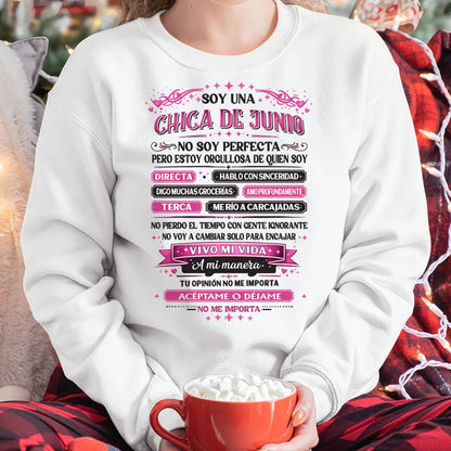 JUNE SHIRT, NO SOY PERFECTA - SNOW06 (SKU2603-362-06)