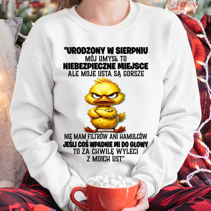 W SIERPNIU, MÓJ UMYSŁ TO NIEBEZPIECZNE MIEJSCE - SNOW PO08 (SKU2605-447-08)