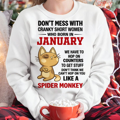 JANUARY SHIRT, DON'T MESS WITH SHORT LADY - FMA SNOW01 (SKU2603-310-01)