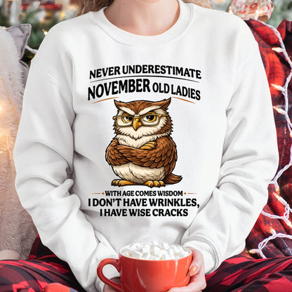 NOVEMBER SHIRT, With age comes wisdom - FMA SNOW11 (SKU2604-101-11)